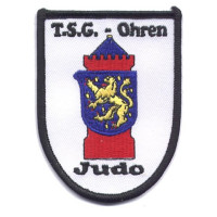 Gestickter Aufnäher T.S.G Ohren Judo Gestickter Aufnäher T.S.G Ohren Judo