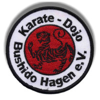 Gestickter Aufnäher Karate-Dojo Bushido Hagen Gestickter Aufnäher Karate-Dojo Bushido Hagen