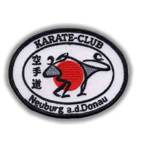 Gestickter Aufnäher Karate-Club Neuburg a. d. Donau Gestickter Aufnäher Karate-Club Neuburg a. d. Donau