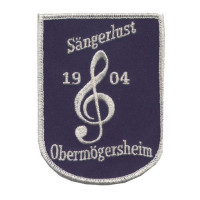 Gestickter Aufnäher Sängerlust Obermögersheim Gestickter Aufnäher Sängerlust Obermögersheim