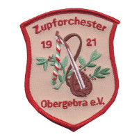Gestickter Aufnäher Zupforchester Obergebra Gestickter Aufnäher Zupforchester Obergebra