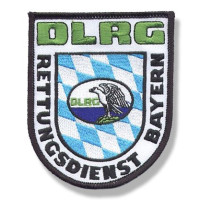 Gestickter Aufnäher Rettungsdienst DLRG Bayern Gestickter Aufnäher Rettungsdienst DLRG Bayern