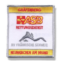 Gestickter Aufnäher Rettungsdienst Gräfenberg / Neunkirchen am Brand Gestickter Aufnäher Rettungsdienst Gräfenberg / Neunkirchen am Brand