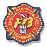 Gestickter Aufnäher Rettungsdienst Hamburg / Rotherbaum Gestickter Aufnäher Rettungsdienst Hamburg / Rotherbaum