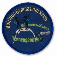 Gestickter Aufnäher Quirinus Gymnasium Neuss Gestickter Aufnäher Quirinus Gymnasium Neuss