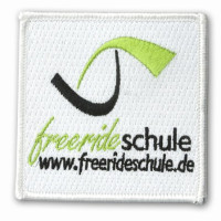 Gestickter Aufnäher Freeride Schule Gestickter Aufnäher Freeride Schule