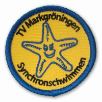 Gestickter Aufnäher TV Markgröningen Synchronschwimmen Gestickter Aufnäher TV Markgröningen Synchronschwimmen