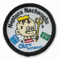 Gestickter Aufnäher Schwimmverein Neptuns Nachwuchs Gestickter Aufnäher Schwimmverein Neptuns Nachwuchs