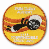 Gestickter Aufnäher Schwimmschule Beider Basel Gestickter Aufnäher Schwimmschule Beider Basel