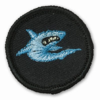 Gestickter Aufnäher Shark Gestickter Aufnäher Shark