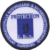 Gestickter Aufnäher Internationale Bodyguard- und Sicherheitsagentur Hamburg Gestickter Aufnäher Internationale Bodyguard- und Sicherheitsagentur Hamburg