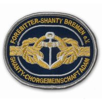 Gestickter Aufnäher Forebitter Shanty Bremen e.V Gestickter Aufnäher Forebitter Shanty Bremen e.V