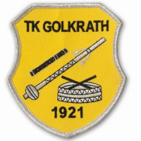 Gestickter Aufnäher Spielmannszug TK Golkrath 1921 Gestickter Aufnäher Spielmannszug TK Golkrath 1921