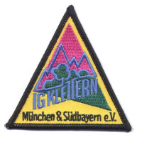 Gestickter Aufnäher IG Klettern - München & Südbayern e. V Gestickter Aufnäher IG Klettern - München & Südbayern e. V