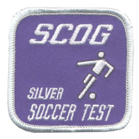 Gestickter Aufnäher SCOG - Silver Soccer Test Gestickter Aufnäher SCOG - Silver Soccer Test