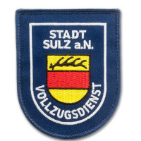 Gestickter Aufnäher Vollzugsdienst Stadt Sulz a. N. Gestickter Aufnäher Vollzugsdienst Stadt Sulz a. N.