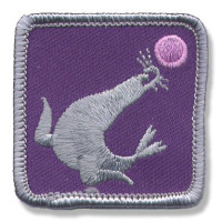 Gestickter Aufnäher Tiermotiv Robbe Gestickter Aufnäher Tiermotiv Robbe