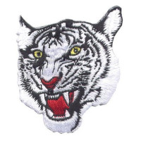 Gestickter Aufnäher Tiermotiv Tiger Gestickter Aufnäher Tiermotiv Tiger