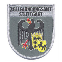 Gestickter Aufnäher Zollfahndungsamt Stuttgart Gestickter Aufnäher Zollfahndungsamt Stuttgart