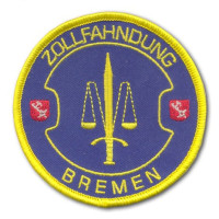Gestickter Aufnäher Zollfahndung Bremen Gestickter Aufnäher Zollfahndung Bremen