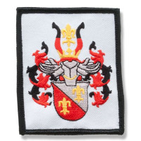 Gestickter Aufnäher Familienwappen Gestickter Aufnäher Familienwappen