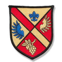 Gestickter Aufnäher Familienwappen Gestickter Aufnäher Familienwappen