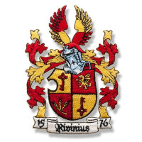 Gestickter Aufnäher Familienwappen Gestickter Aufnäher Familienwappen