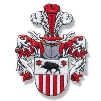 Gestickter Aufnäher Familienwappen Gestickter Aufnäher Familienwappen
