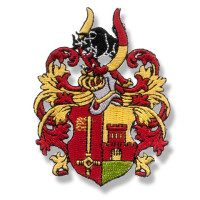 Gestickter Aufnäher Familienwappen Gestickter Aufnäher Familienwappen