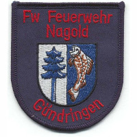 Gestickter Aufnäher Feuerwehr Gündringen Gestickter Aufnäher Feuerwehr Gündringen