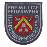 Gestickter Aufnäher Feuerwehr Hundeshagen Gestickter Aufnäher Feuerwehr Hundeshagen