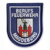 Gestickter Aufnäher Feuerwehr Magdeburg Gestickter Aufnäher Feuerwehr Magdeburg