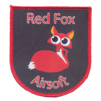 Gestickter Aufnäher Red Fox Airsoft Gestickter Aufnäher Red Fox Airsoft