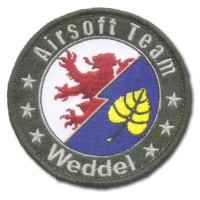 Gestickter Aufnäher Airsoft Team Weddel Gestickter Aufnäher Airsoft Team Weddel