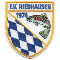 Gestickter Aufnäher Fischereiverein Riedhausen Gestickter Aufnäher Fischereiverein Riedhausen