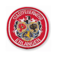 Gestickter Aufn&auml;her runde Form