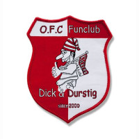 Gewebter Aufnäher Fanclub OFC Dick&Durstig Gewebter Aufnäher Fanclub OFC Dick&Durstig