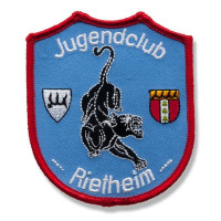 Gestickter Aufnäher Jugendclub Rietheim Gestickter Aufnäher Jugendclub Rietheim