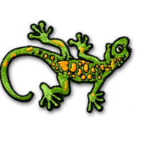 Aufnäher Kinder Eidechse Aufnäher Kinder Eidechse