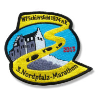 Gestickter Aufnäher 3. Nordpfalz Marathon Gestickter Aufnäher 3. Nordpfalz Marathon