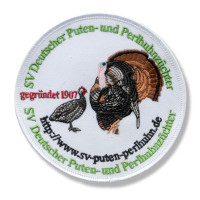 Gestickter Aufnäher SV Deutscher Puten- und Perlhuhnzüchter Gestickter Aufnäher SV Deutscher Puten- und Perlhuhnzüchter
