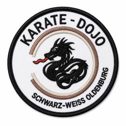 Example of an embroidered patch &ndash; round shape