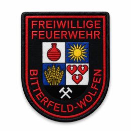 Example of an embroidered patch &ndash; coat of arms design
