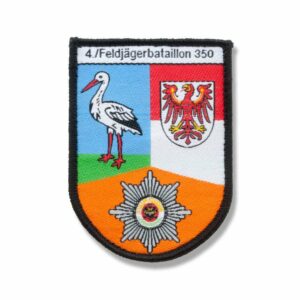 Example of a Bundeswehr patch &ndash; 4th Field Battalion 350
