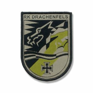 Example of a Bundeswehr patch &ndash; Drachenfels Reservists&rsquo; Association