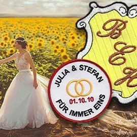 Hochzeit Aufnäher