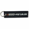 Embroidered key ring 1000-Forum.de