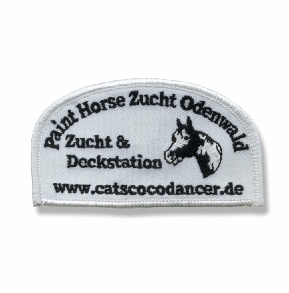 Embroidered patch: Paint Horse Breeding, Odenwald